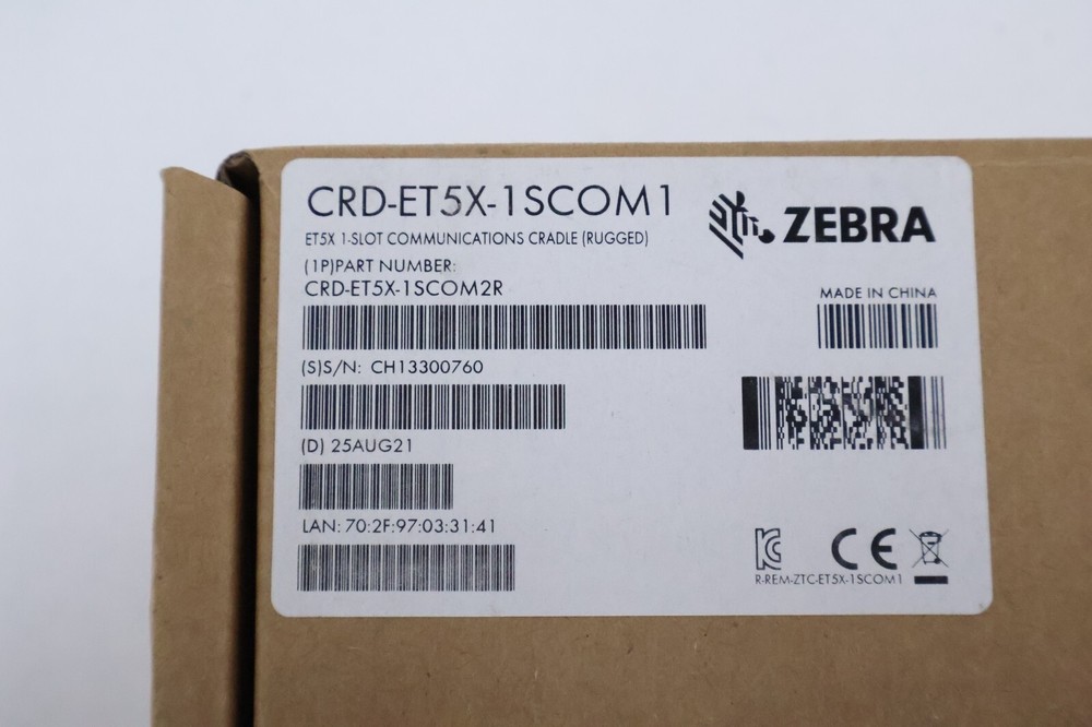 NEW Zebra Rugged Communication Charging Dock CRD-ET5X-1SCOM2R
