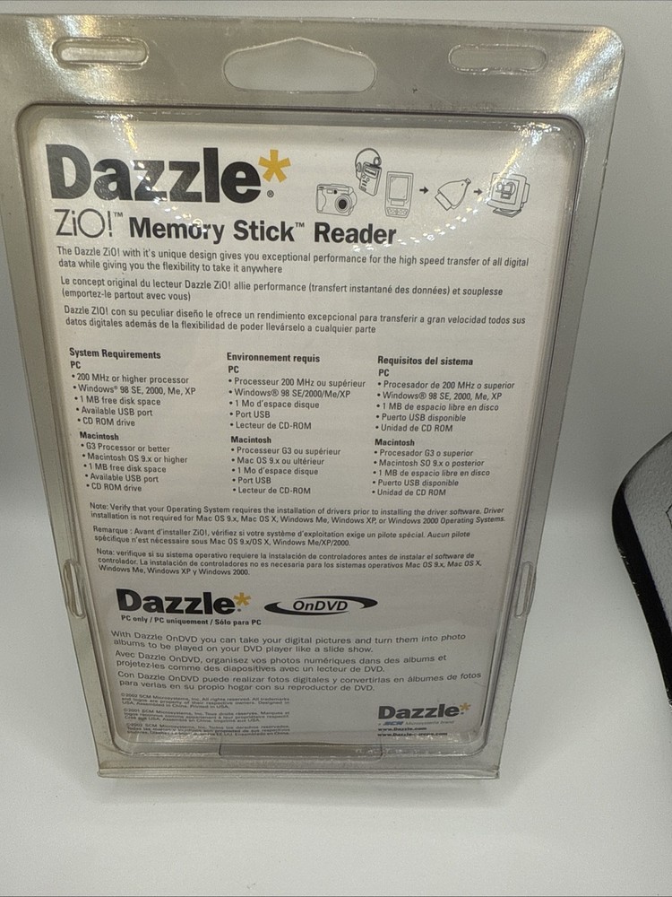Dazzle Zio! Memory Stick Reader/Writer (DM-8600)