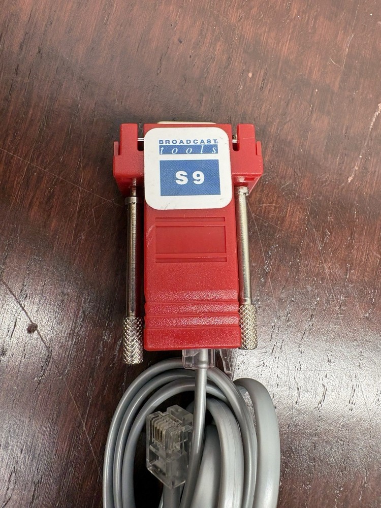 Broadcast Tools RS 232 connector DB9 to RJ11