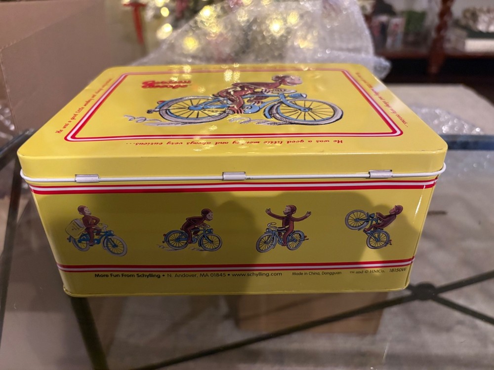 2006 Schylling Curious George Keepsake Tin Lunchbox NOS
