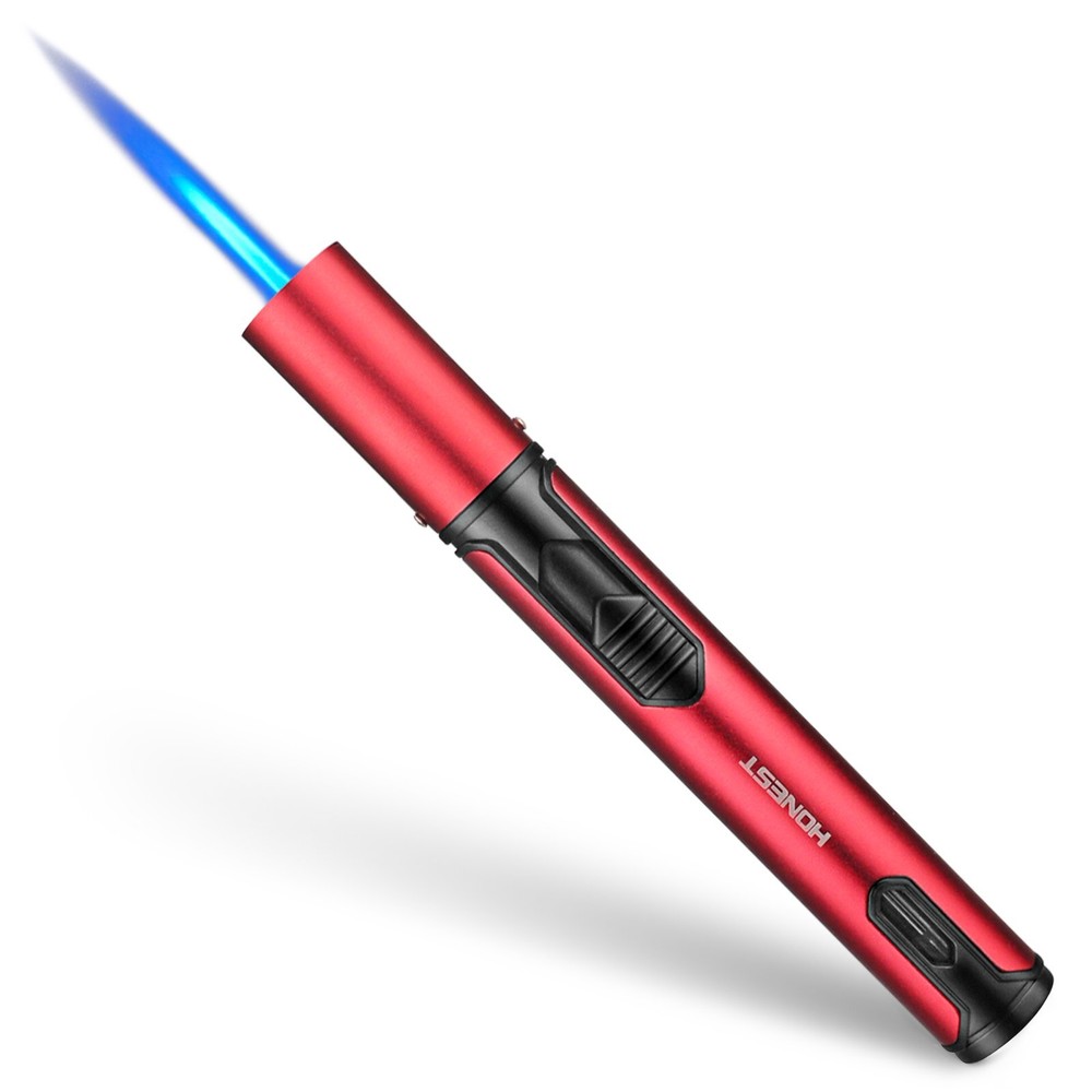 2 Pack Butane Torch Lighter Refillable Pen Lighter Adjustable Jet Flame Butane