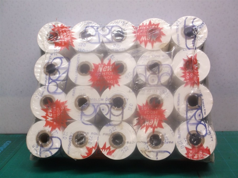 20 rolls of adding machine paper