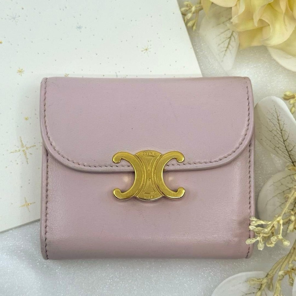 CELINE Celine Fold Wallet Wallet Triomphe From Japan