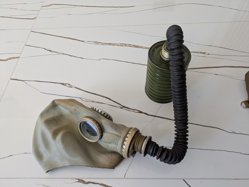 Gas Mask Ussr with defects.