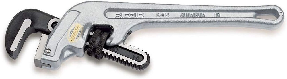 End Pipe Wrench, Aluminum, 14 In. L