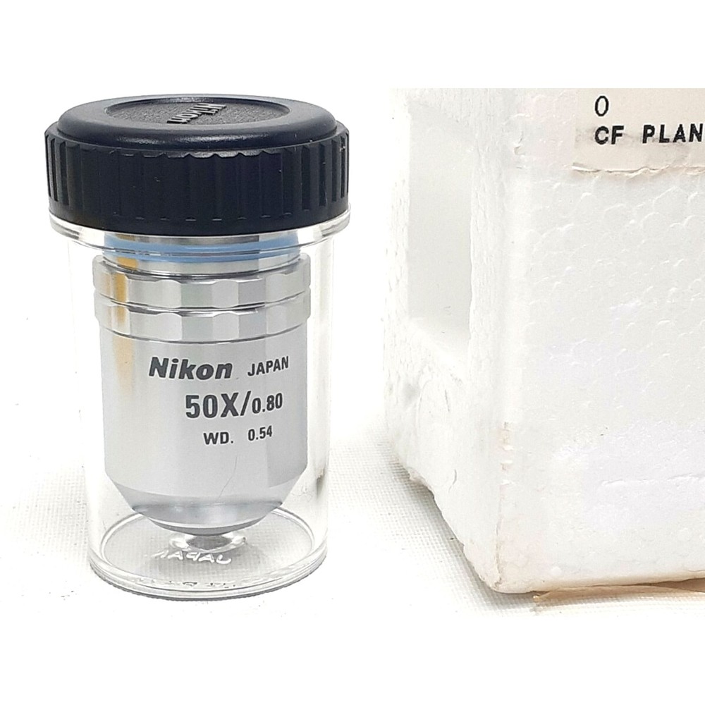 NIKON CF PLAN EPI 50X 0.80 Microscope Objective Lens New