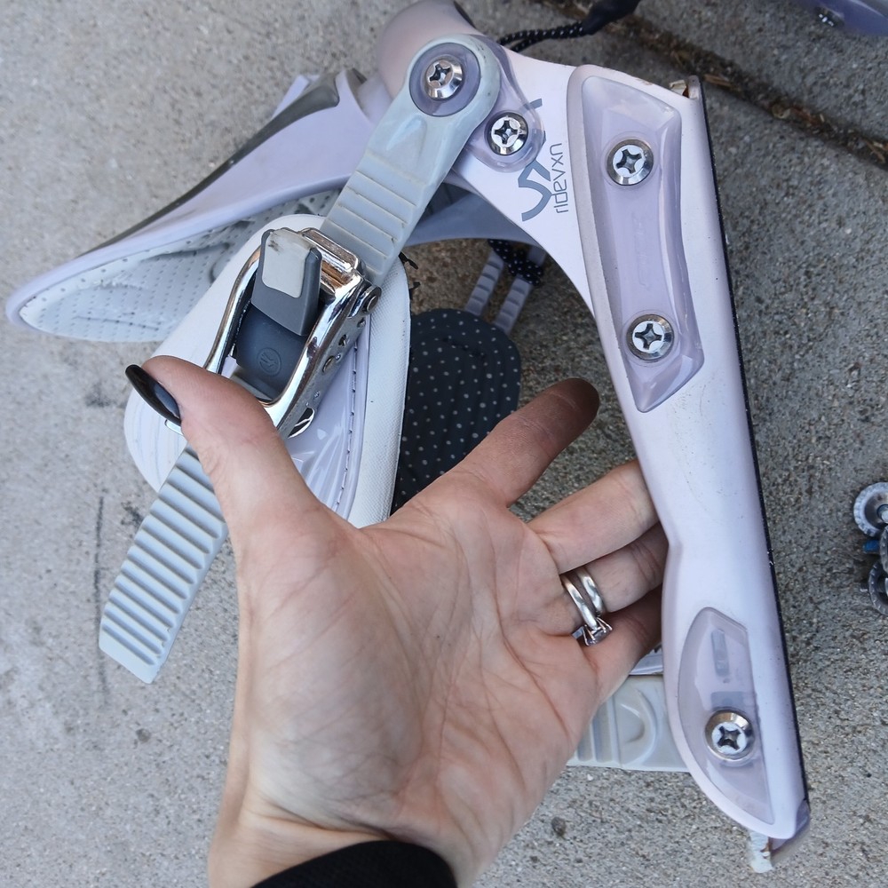 Ride VXN Womens Snowboard Bindings Lavender Gray