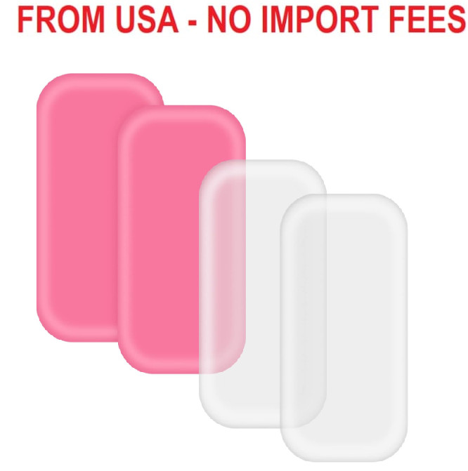 4 Pieces Silicone Lash Pad Rectangle Silicone Eyelash Extension Pad Loose False