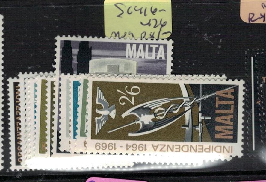 Malta SG 416-426 MOG (9ewe)