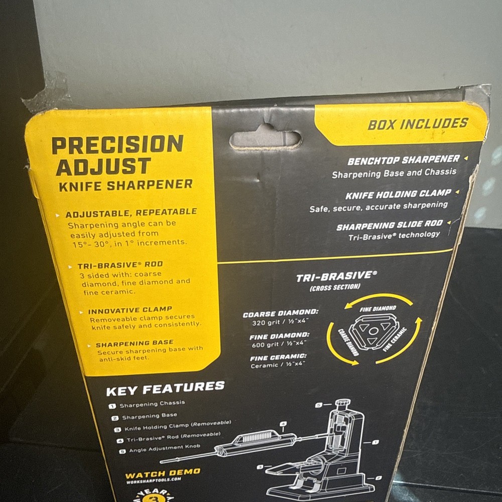 Work Sharp Precision Adjust Knife Sharpener Kit WSBCHPAJ