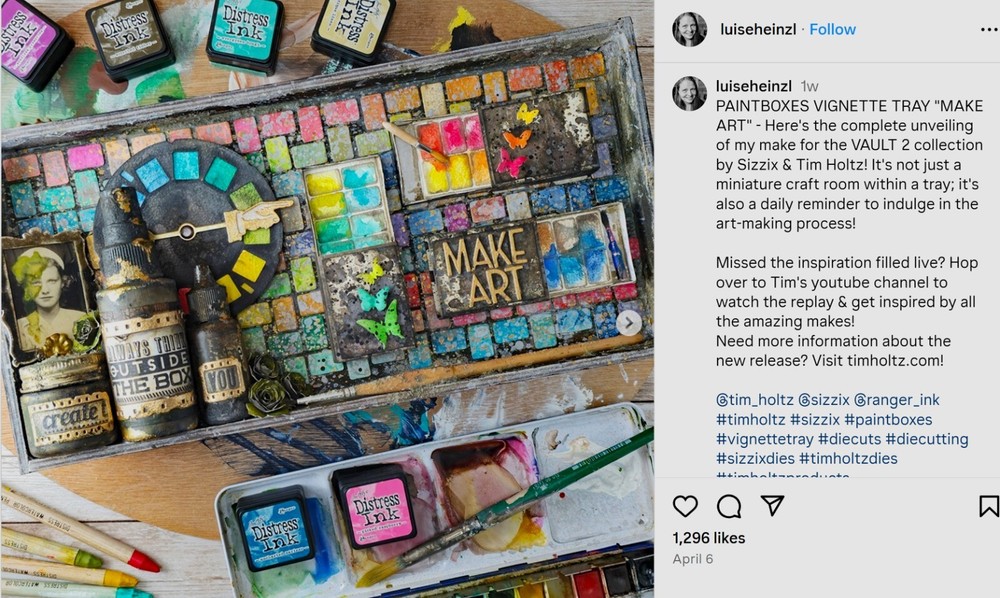 Sizzix Thinlits 10pc Vault Matchbox #666604 Retail $20.99 by Tim Holtz