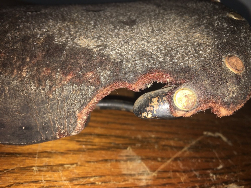 Antique Leather Bicycle Seat