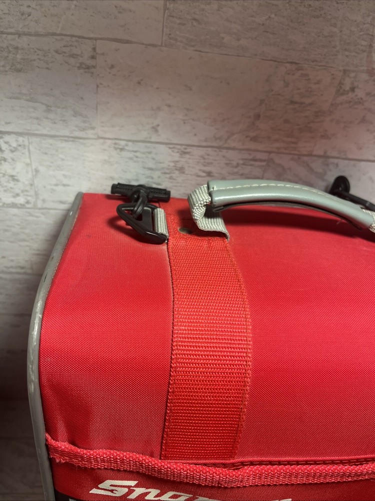 Snap On Tools Lunch Box Storage Carry Case Bag Rigid Frame Strap / Handle - EUC