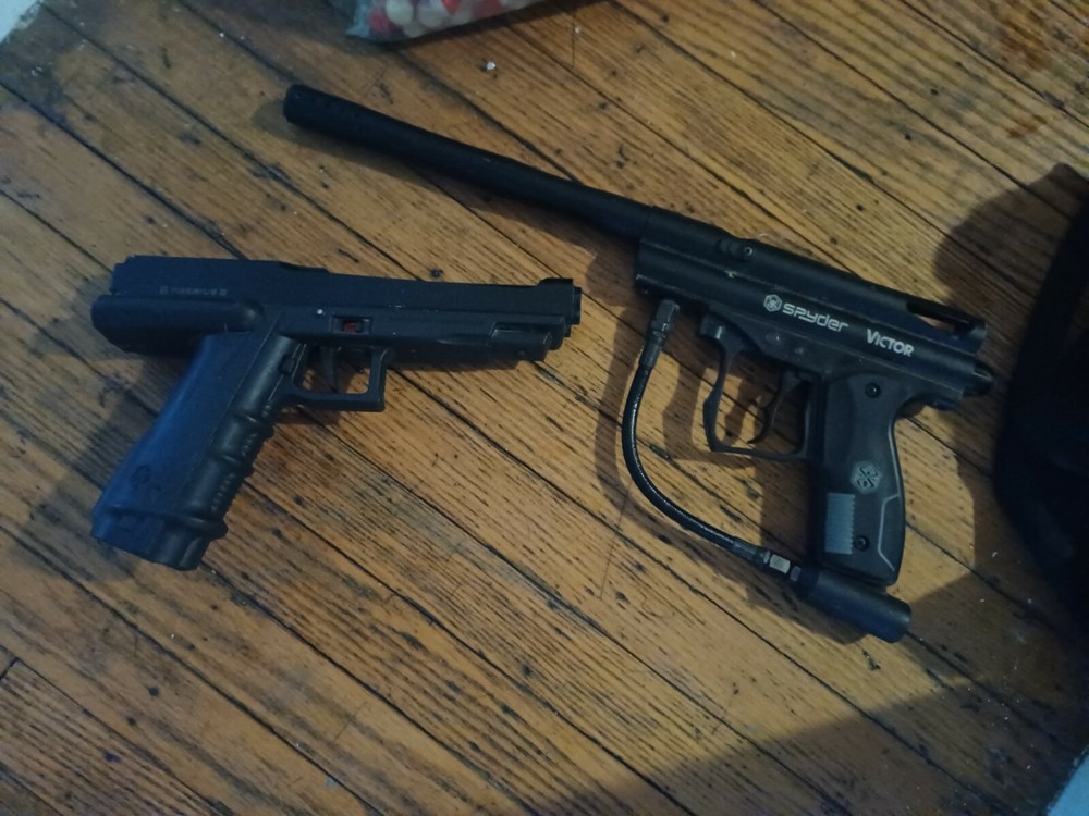 used paintball gun package