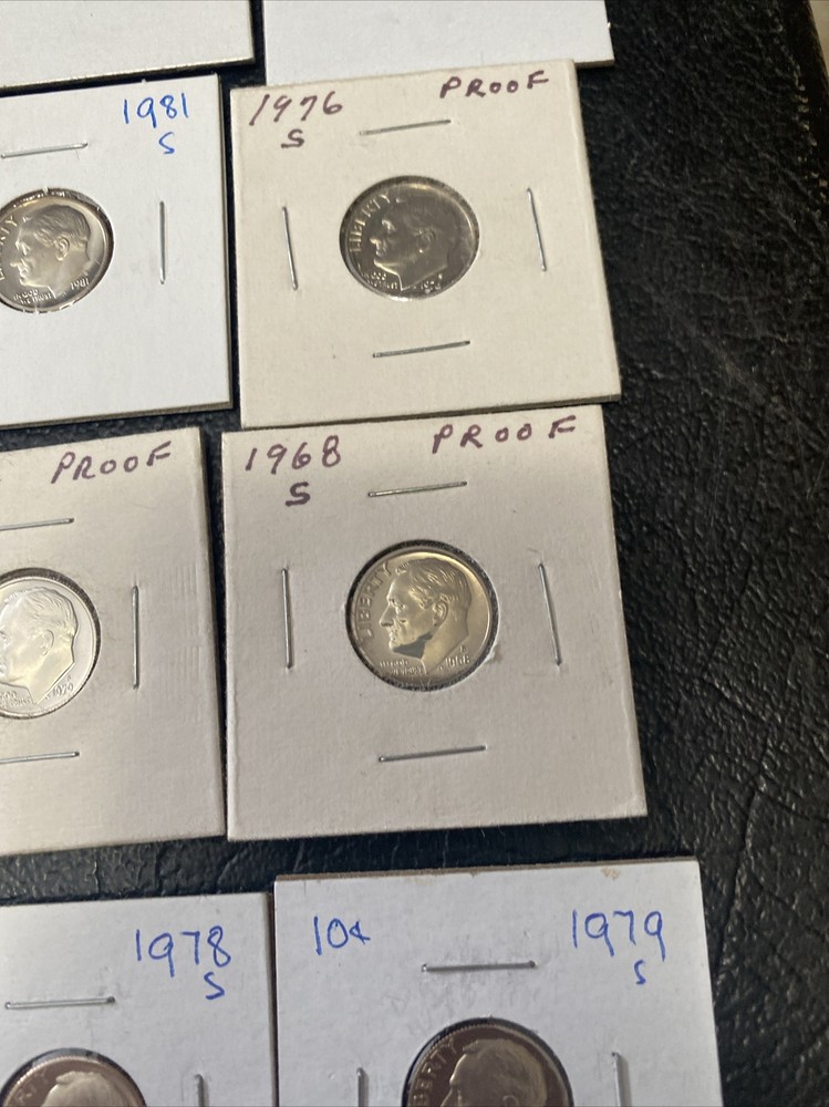 26 Copper Nickel Proof Roosevelt Dimes