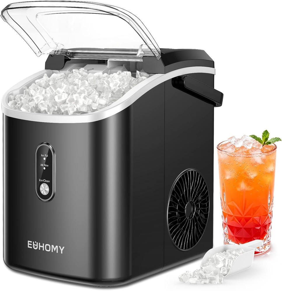 Nugget Ice Maker 38 lbs Day Black
