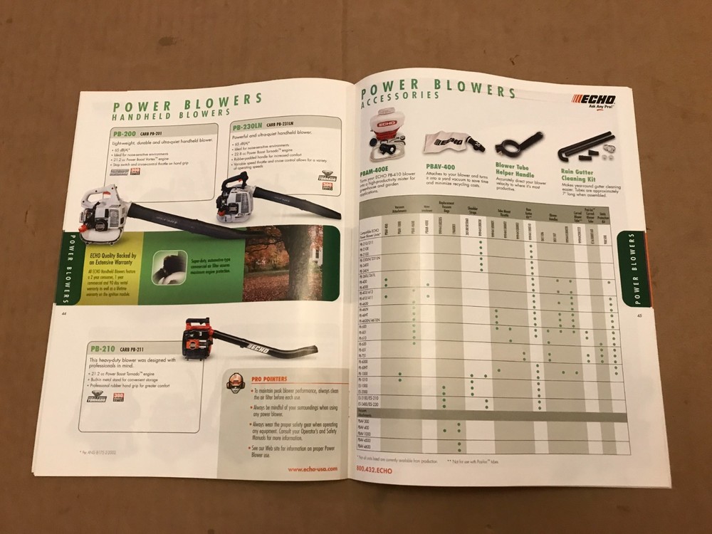 2006 Echo Master Parts Catalog