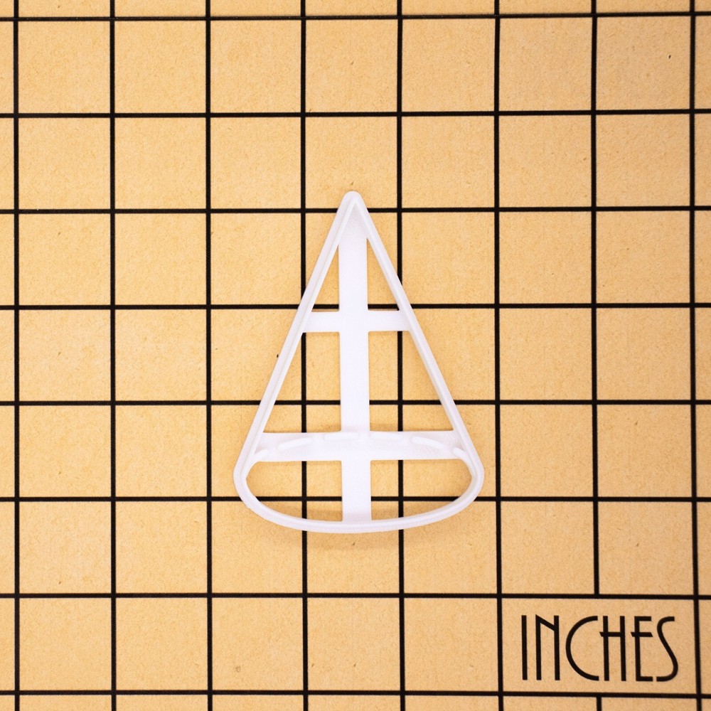 Cone Geometry Cookie Cutter - math lesson mathematics teacher 3D geometric class