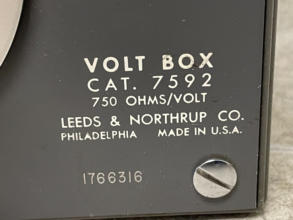 Leeds & Northrup 7592 Multi-Range Volt Box – Vintage Test Equipment