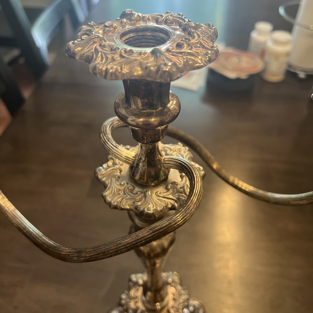 Antique Candlesticks (believed Sterling)