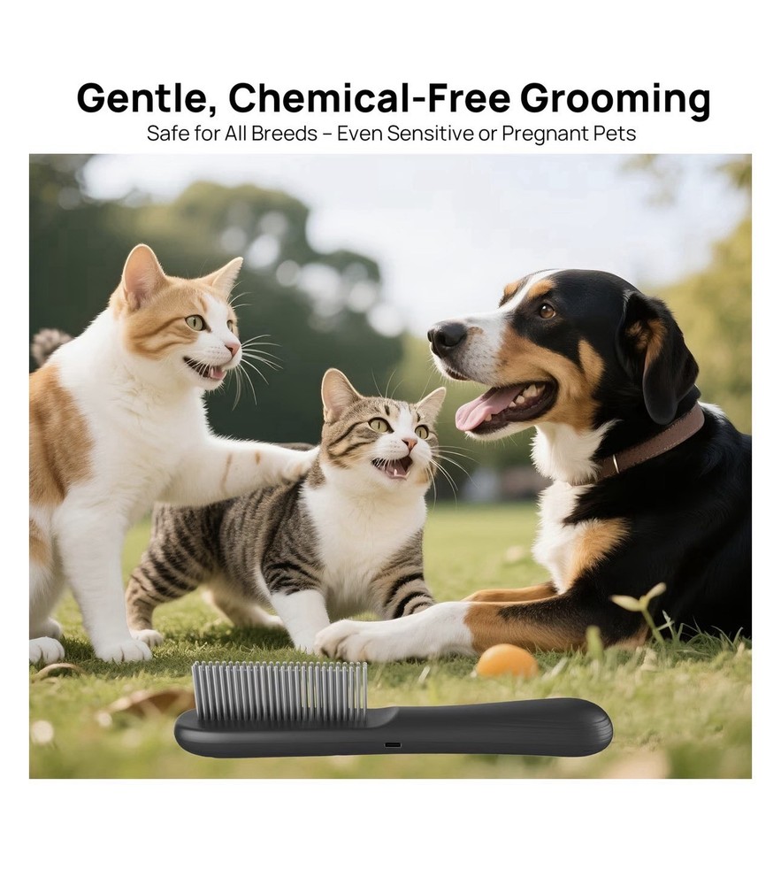Pawshelf USB Rechargeable Electrostatic Flea Removal Comb