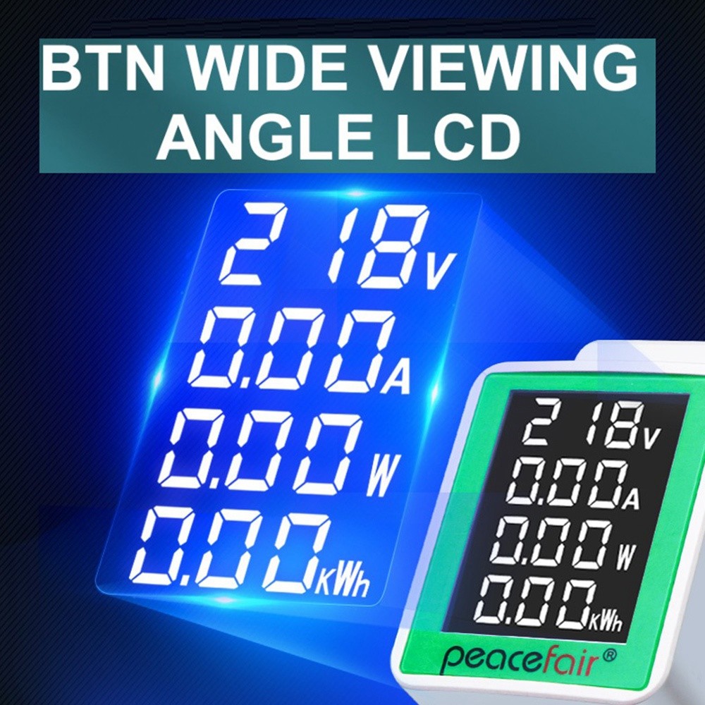 Din Rail Meter Electronic KWh Meter Wattmeter Multi Digital Amp7355
