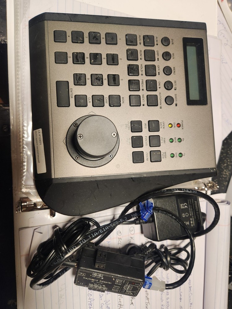 Clinton Electronics CE-PTZKEY CCTC System Control Keypad....NO ORIGINAL BOX..NEW
