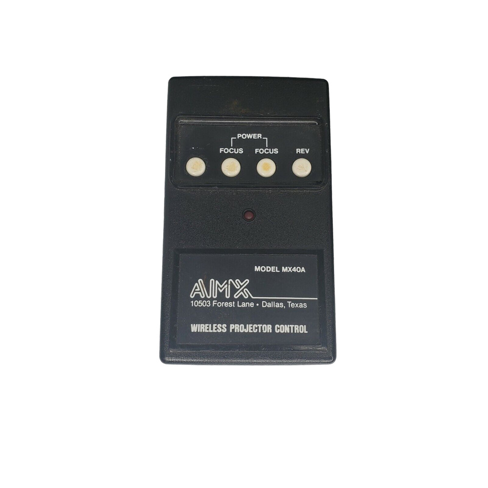 AMX MX40A Wireless Projector Control Unit W/ Remote Control
