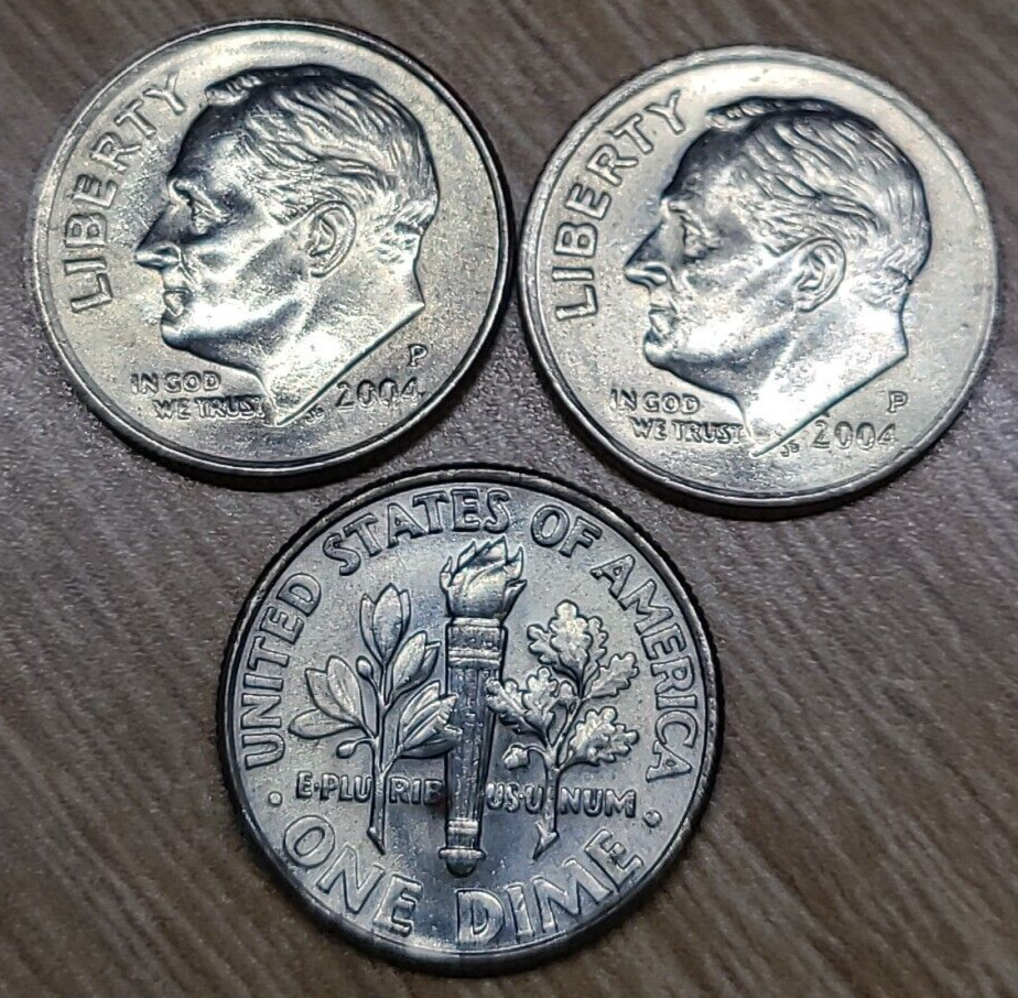 2004 P Roosevelt Dime Clad ** ON HAND **