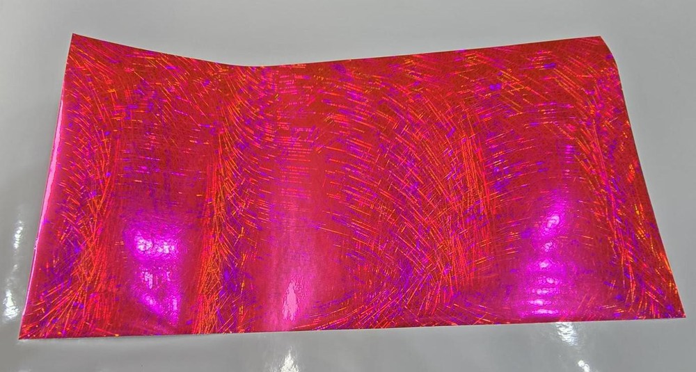 Holographic Fluorescent Pink Light Ray Sign Plotter Cutter Vinyl Roll