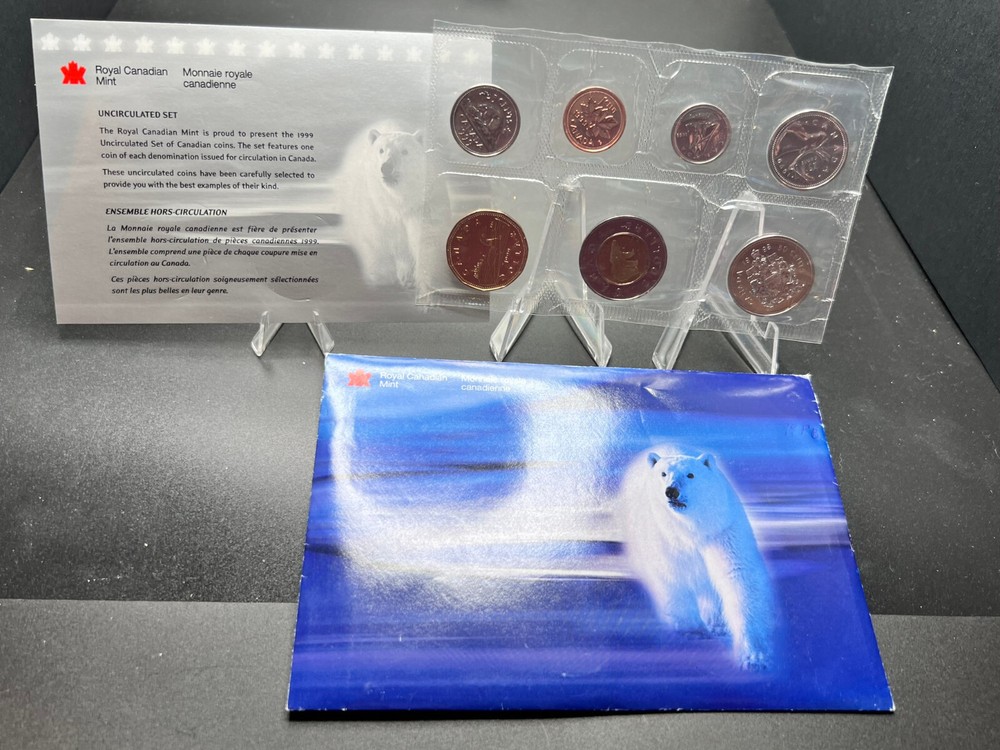 1999 Canada Uncirculated Proof-Like Set Polar Bear