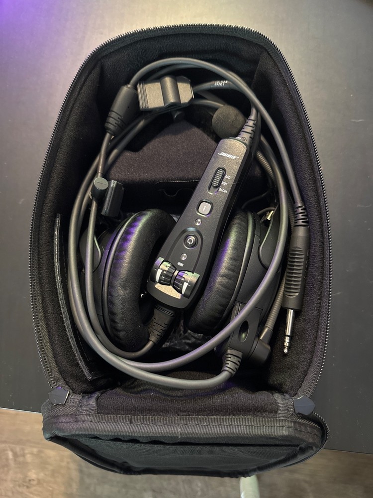bose a20 aviation headset bluetooth dual plug