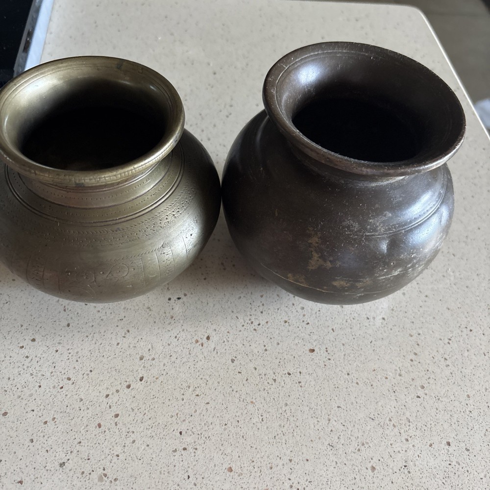 Vintage Brass Solid Engraved Handcrafted Fine Quality Water Pot & More