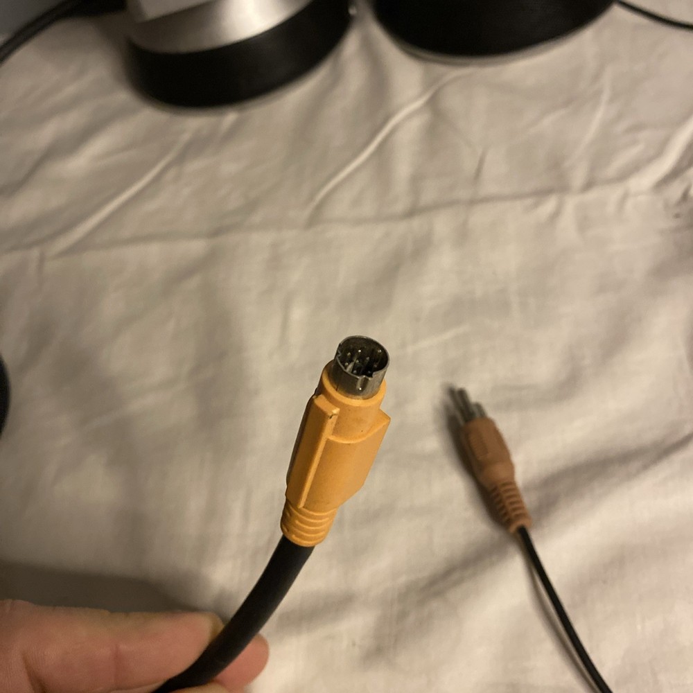 Altec Lansing - Desktop Speaker Set Silver Black Wired Computer Speakers VS4221