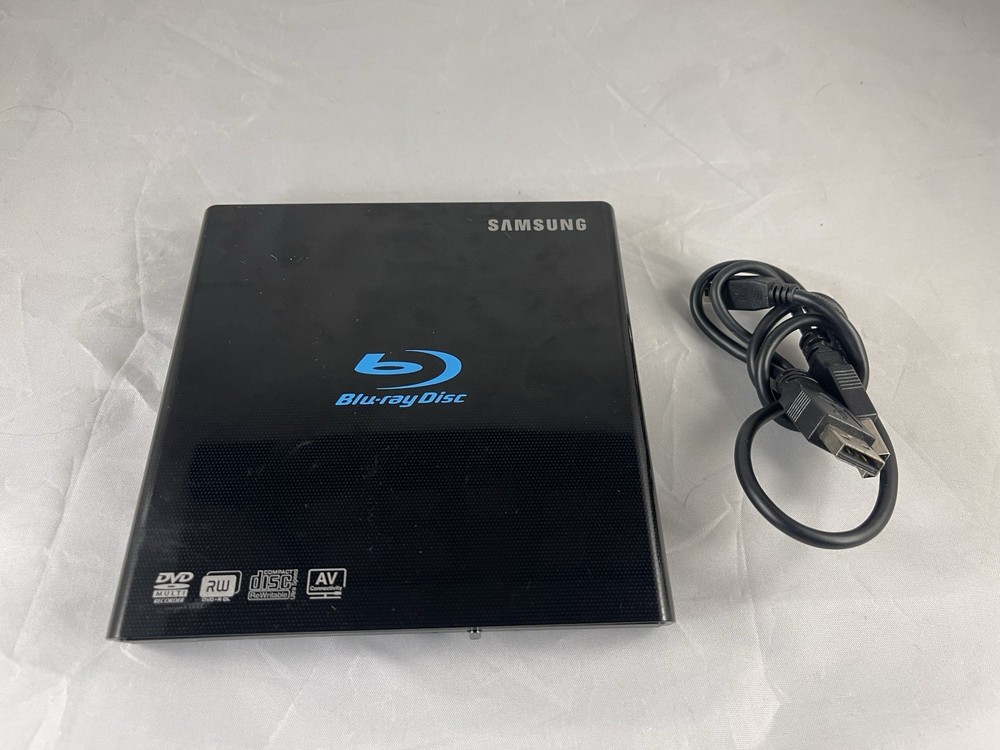 Samsung Portable Slim External USB Blu-Ray DVD Writer Reader Drive SE-506