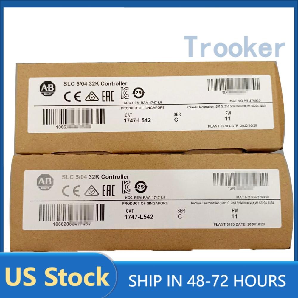 Allen Bradley 1747-L542 SER C SLC 500 5/04 CPU PROCESSOR UNIT AB 1747L542