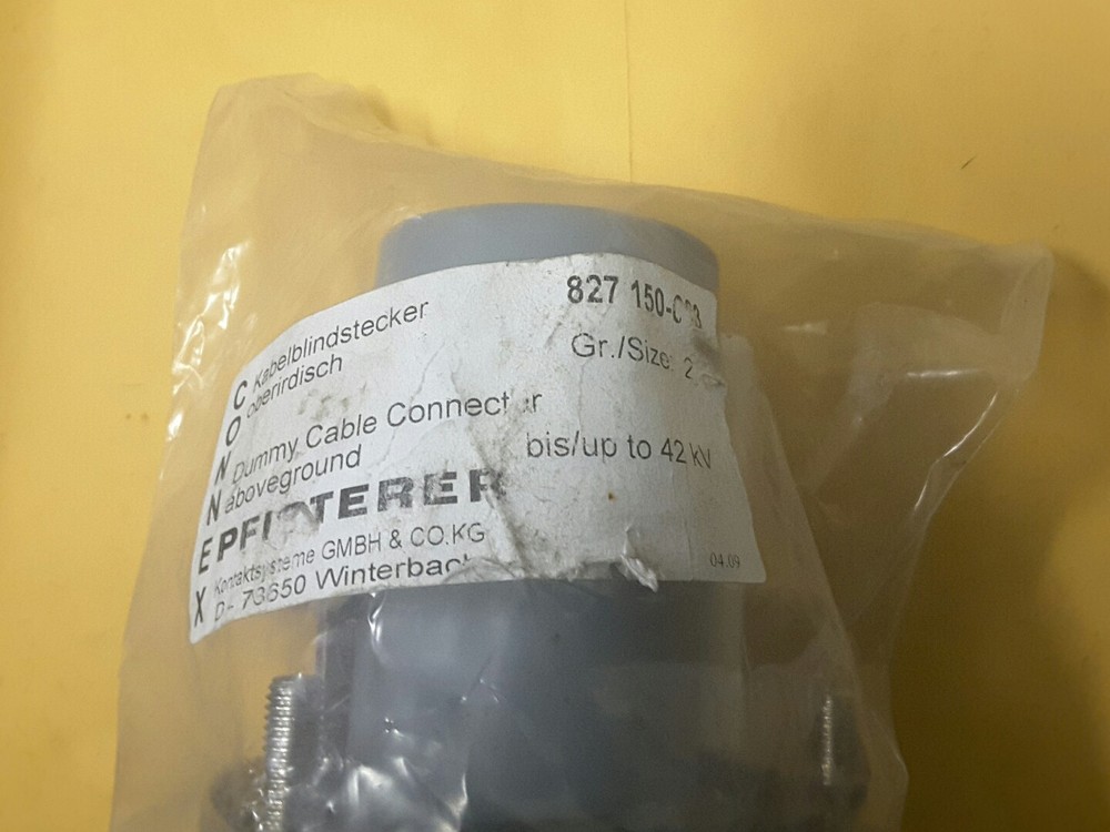 FISHER 827-150-003 DUMMY CABLE CONNECTOR GR/SIZE 2