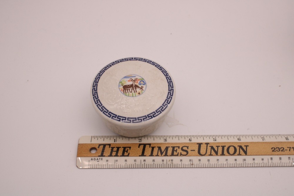 Vintage Crane Trinket Box R1C5