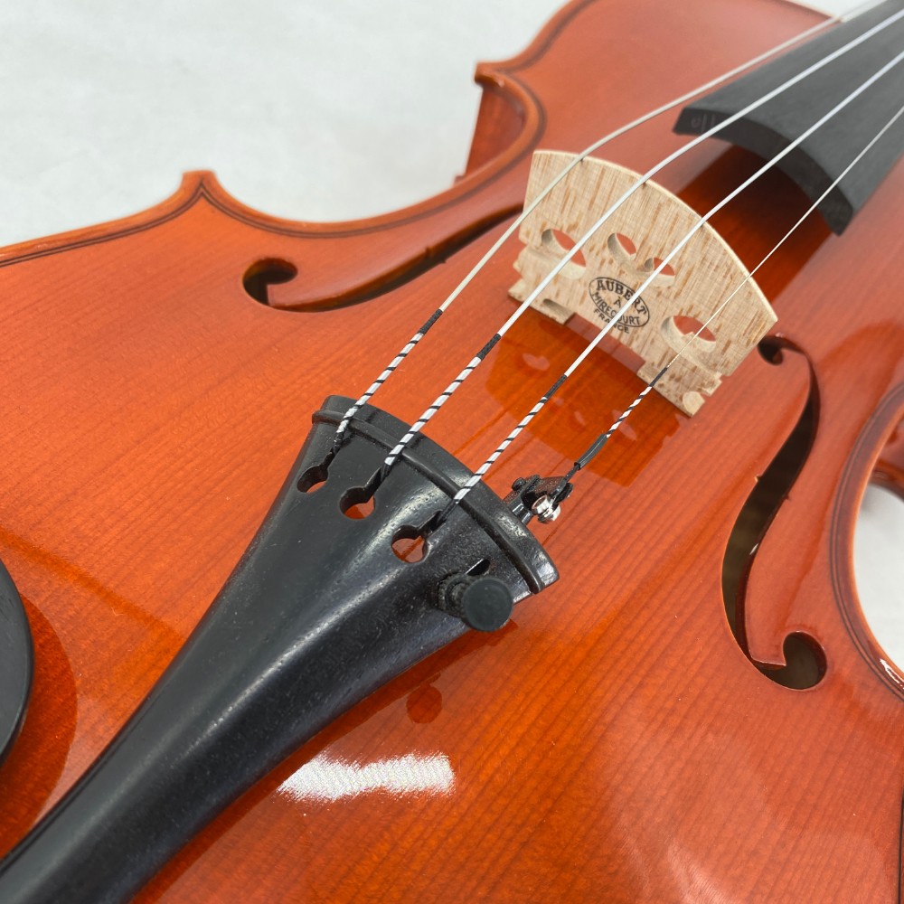 Handcrafted 4/4Violin Solid One-Piece Back Flamed Maple 30yr Spruce Complete Set