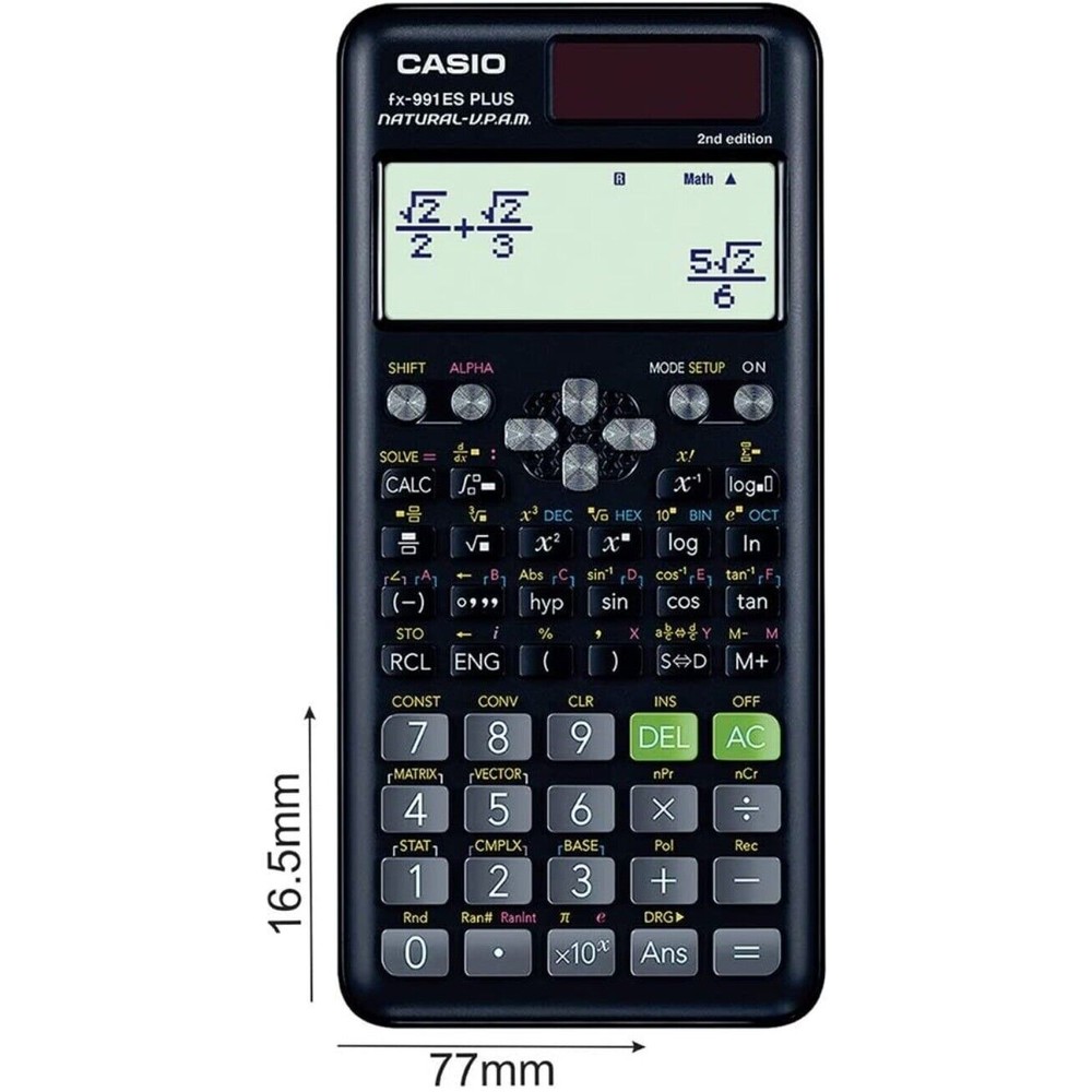 CASIO FX-991ES Plus Functional Scientific 10+2Digit Calculator Student Engineer