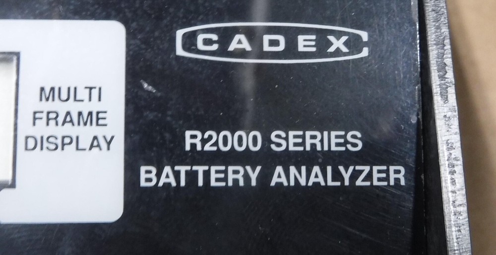CADEX R2000 BATTERY ANALYZER FREE SHIPPING