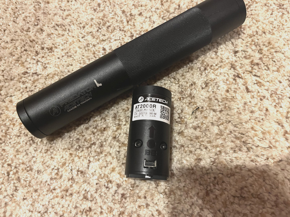 Acetech Predator L with Acetech AT2000R Airsoft Tracer Unit