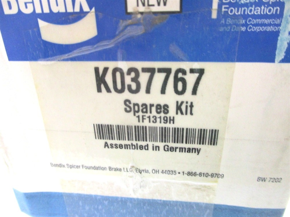 K037767 NEW GENUINE BENDIX SPLINED DISC ROTOR ATTACHING HARDWARE KIT