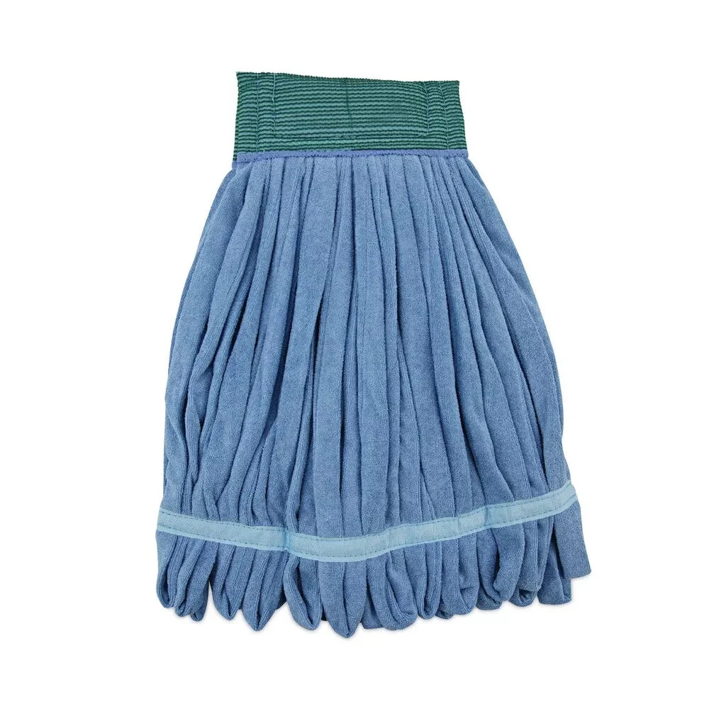 Boardwalk MWTMB Microfiber Looped-End Wet Mop Head - Medium, Blue New 1pk