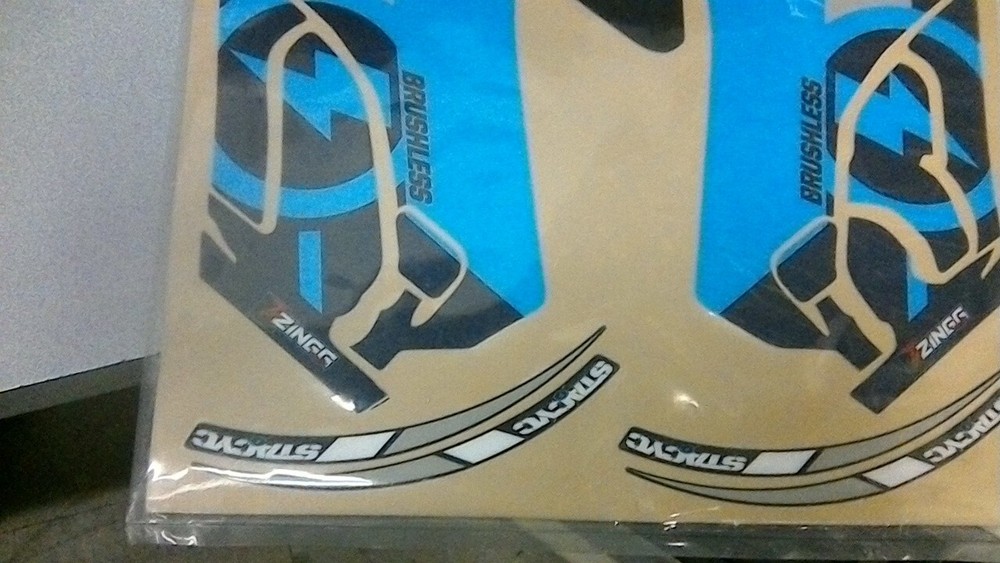 STACYC STABILITY CYCLE BLUE 16" E-DRIVE MODEL GRAPHIC KIT