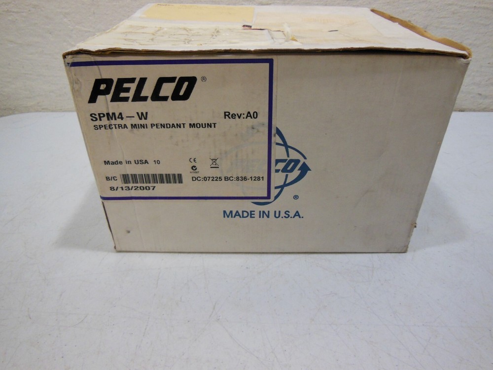 Pelco SPM4-W Spectra Mini Pendant Mount for Mini Dome Camera - New