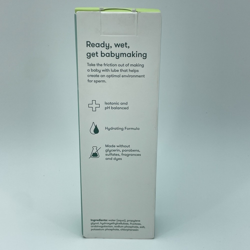 FRIDA Fertility Lubricant Conception Friendly 1.7oz pH Balanced Water Based 4/27