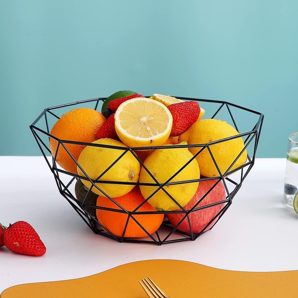 Fruit Basket, Fruit Bowl, Metal Wire Fruit Basket for kitchen, Fruit Bowl for...