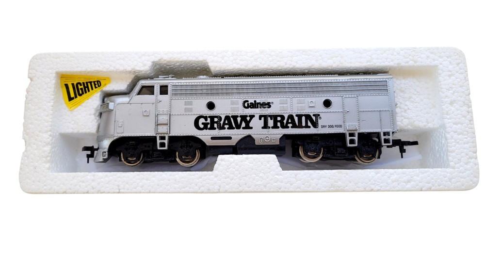 Gaines Gravy Train Custom EMD F9 Diesel HO Train Set Bachmann