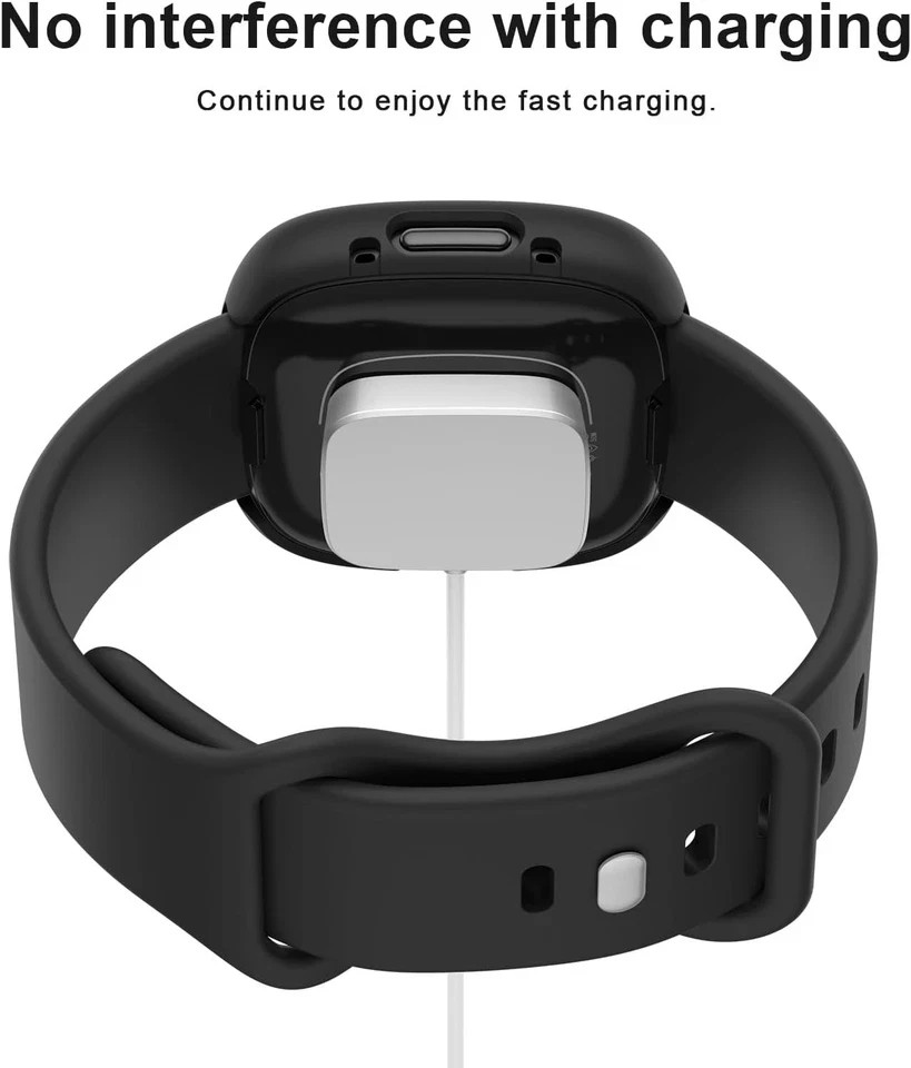 Meliya 4-Pack Screen Protector Tempered Glass Case for Fitbit Sense 2 / Versa...